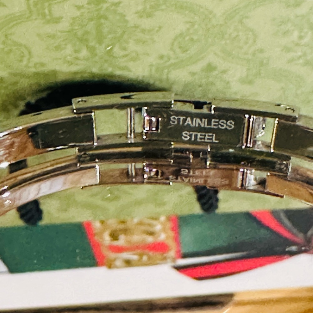 💎 GUCCI WATCH SHERRYLINE WATER RESISTANT w/Box Size 7” - Picture 12 of 12